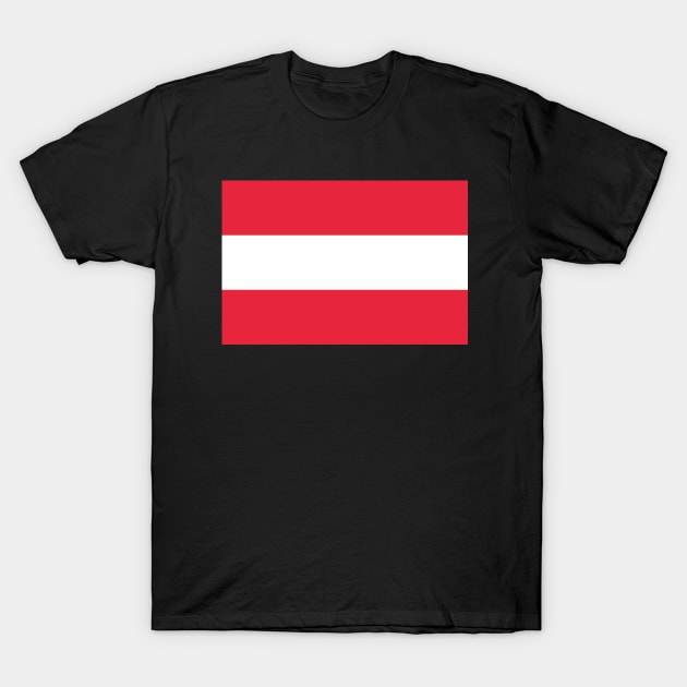 Flag of Austria T-Shirt by DiegoCarvalho